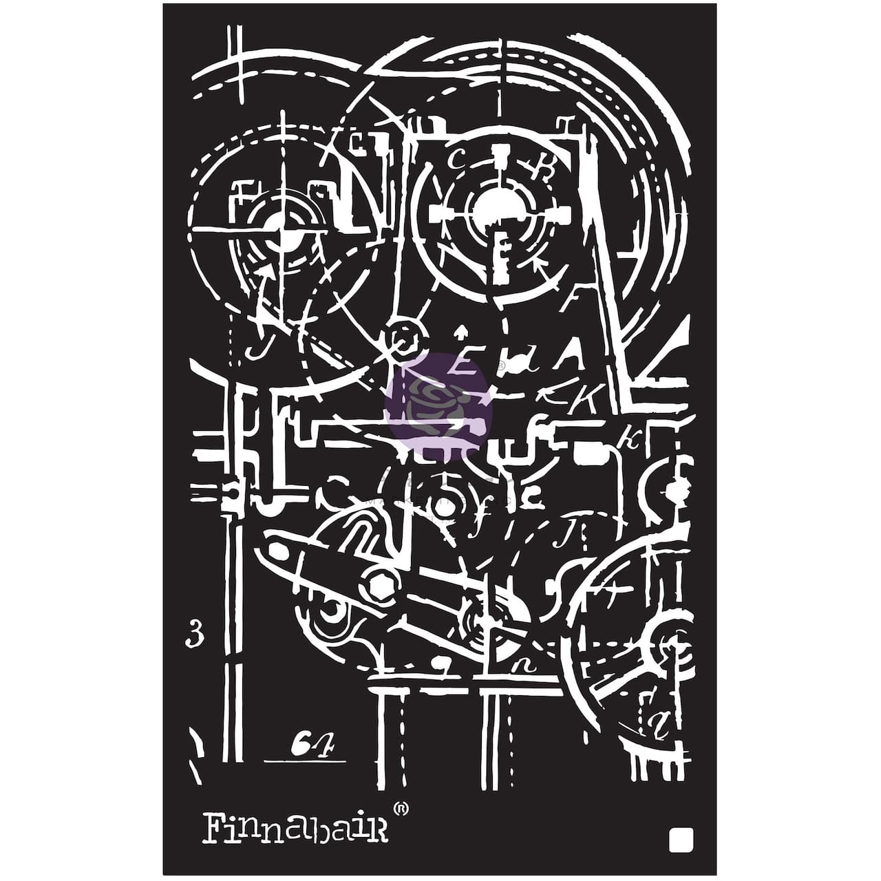 Finnabair&#xAE; Machinery Stencil